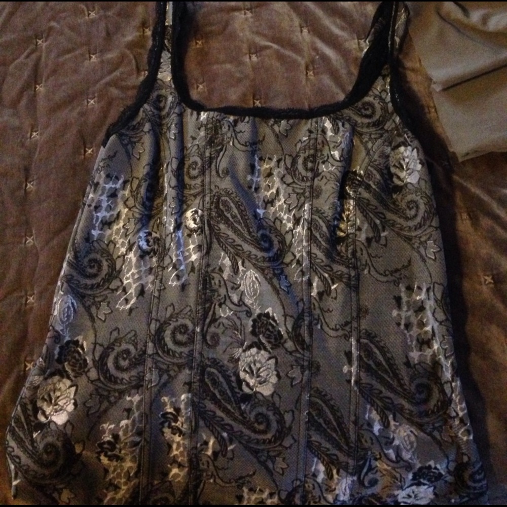 Corset-like tank